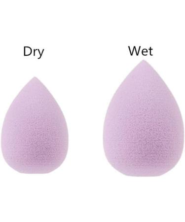 6Pcs Purple Mini Makeup Sponge Small Beauty Sponge Blender Set for Foundation Powder Concealer Highlight and Eye Shadow Fashion Processing - Buy Online on GoSupps.com