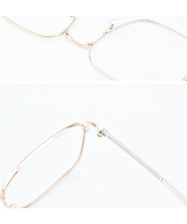 Fuqinqingoz Oversized Square Glasses - Clear View Anti-Blue Light Computer Readers for Presbyopia (+300 C2) - Buy Online on GoSupps.com