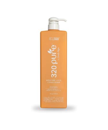 320Pure Moisture Lock Conditioner - Professional Salon - Superior softness shine and elasticity (32oz)