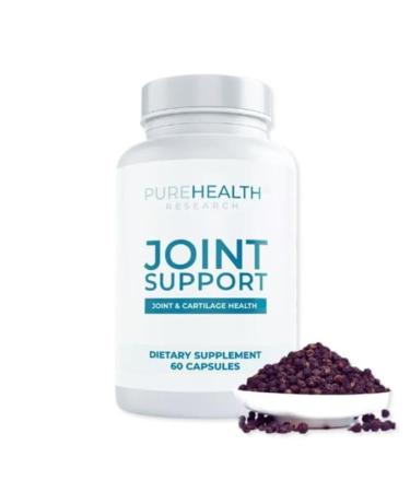 PHR Joint-Support Supplement with Boswellia Cal.ciu.m & Turmeric for Joint Health - 60 Capsules (1Bottle)