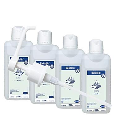 Bode | Hartmann Baktolin pure washing lotion 4 x 500 ml + 1 x Medi-Inn dosing pump 500 ml