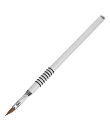 FRCOLOR 1pc Nail Art Brush Nail Detail Brush Pro Tools Manicure Carving Pen Nail Kits Creative Manicure Pen Salon Supply Practical Manicure Pen Nail Art Liner Brush Metal Carved The Brush