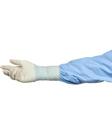 MediChoice HALYARD Micro Surgical Gloves - Synthetic Neoprene, 5.9 mil, Powder Free, Sterile, Size 8.5 Large, Cream - Box of 50 Pairs (100 Total) - Buy Online on GoSupps.com