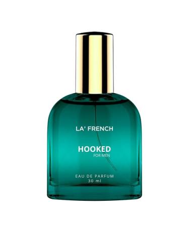 La French Hooked Perfume 30ml for Men Long Lasting | Premium Luxury | Fresh Fragrance Scent | Travel-Friendly Perfume | Date Night Perfume