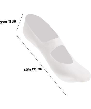 MERRYHAPY 1 Pair Silicone Arch Plantar Socks Beach Socks Moisturizing Socks Heel Sleeves Cracked Protector Sock Arch Socks Spa Socks Feet Moisturizer Socks Silicone Boat Sock White - Buy Online on GoSupps.com