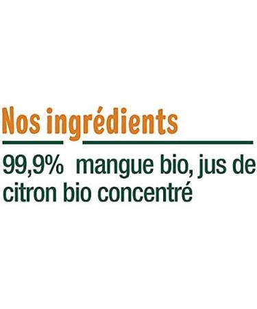 Good Go t - Organic - Mango Fruit Puree Bottle from 4 Months 120 g - Pack of 10 - Buy Online on GoSupps.com