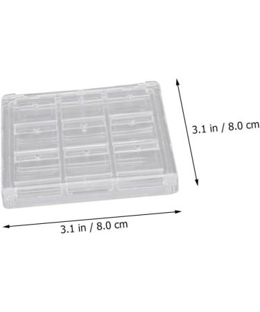 Balacoo 3pcs Boxes Eye Shadow Box Plastic Trays Profusion Empty Eyeshadow Organizer Cosmetic Travel Platen - Buy Online on GoSupps.com