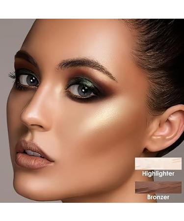Highlight & Bronze Contour Stick | Professional Makeup for Perfect Facial Shaping - Easy to Use Durable Medium (#2.6 60g) - Buy Online on GoSupps.com