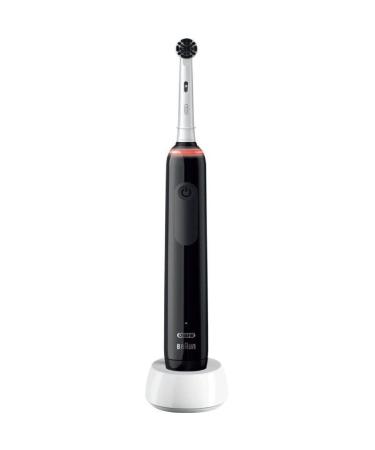 Oral-B Pro 3 3000 Pure Clean Electric toothbrush/Electric Toothbrush with 3 cleaning modes and visual 360 PRESSPRECHE PROLLY FOR TAYS CARE bristles with activated carbon designed by brown black - Buy Online on GoSupps.com