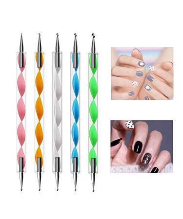 15-Piece Nail Art Brush Set with Dotted Pens & Rhinestones - Ultra Thin Nail Tools for Perfect Manicure - Buy Online on GoSupps.com
