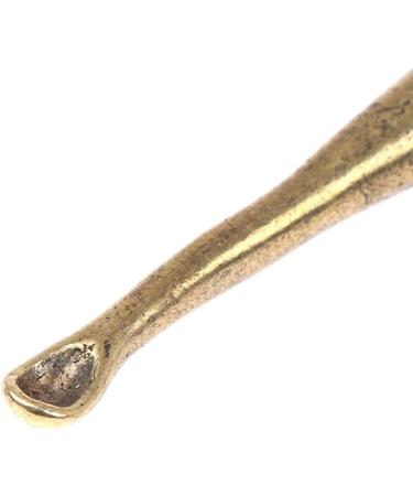 Brass Gemstone Earpick Retro Dragon Ear Wax Remover Tool - Carving Ear Pick for Ear Cleaning - Buy Online on GoSupps.com