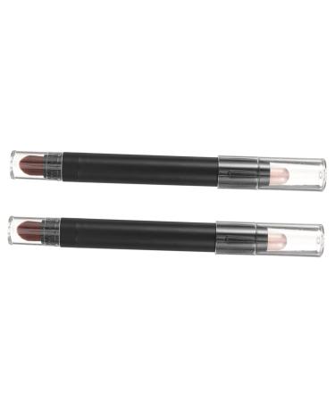BIUDECO 2pcs Eye for Makeup Eye Makeup Stick Makeup Eye Brushes Eye Makeup Tool Makeup Eyeshadow Abs Black