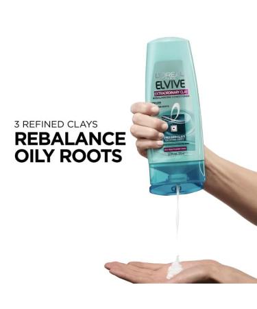 L'Oreal Paris Elvive Clay Rebalancing Shampoo & Conditioner Set 28 Fl Oz (Pack of 2) - Buy Online on GoSupps.com