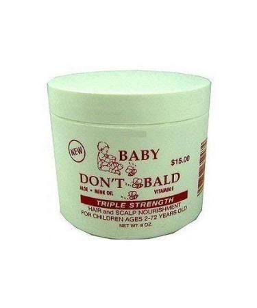 Baby Don't Be Bald (Triple Strength) - Promotes Hair Growth for Babies - Buy Online on GoSupps.com