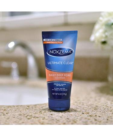 Noxzema Daily Deep Pore Cleanser 6 oz (Pack of 4) - Gentle Cleansing for Clear Skin - Buy Online on GoSupps.com