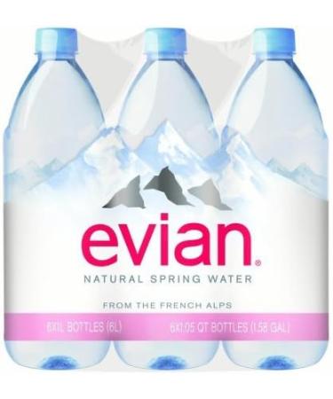 evian Lot de 2 bouteilles d'eau de source naturelle - 100 ml - Buy Online on GoSupps.com