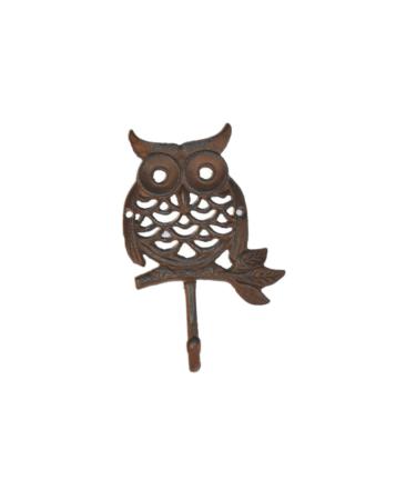Alipis Owl Shape Hook Wall Hanging Hooks Towel Hanger Wall Hook Wrought Iron Clothes Hook medium Picture 1