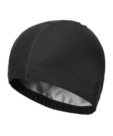 Androxeda bathing cap waterproof swimming cap soft bathing hood ear protection swimming hood swimming cap soft waterproof for men long short hair