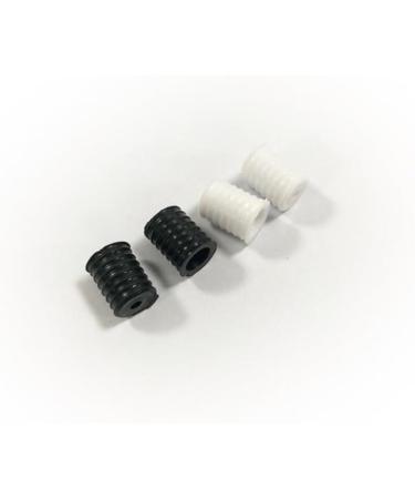 250 Pieces White Ear Hook Butt Connectors for Masks - Durable 1x0.6CM | International Shipping Available - Buy Online on GoSupps.com