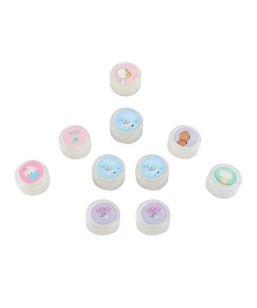 10 PCS Essential Balm - Massage Cream & Mosquito Repellent with Fun Cartoon Patterns | Natural Essential Oil for Relaxation & Relief - Buy Online on GoSupps.com