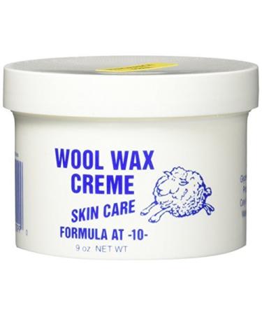 Wool Wax Creme Skin Care Formula 9 Ounce (Fragrance-Free) 9 Ounce (Pack of 1)