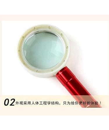 Glass 75mm Handheld Lens Dual Lens 10XLED Reading Magnifier Good Times - Buy Online on GoSupps.com