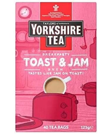 Yorkshire Tea Bags Bundle - Malty Biscuit and Toast & Jam Brew Flavoured Tea (80 Bags) - Buy Online on GoSupps.com