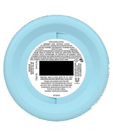 P.O.N.D. S Super Light Gel Moisturizer 100ml - Hydrating Oil-Free Formula with Hyaluronic Acid & Vitamin E for Glowing Skin 24Hr Hydration Instant Absorption - Buy Online on GoSupps.com