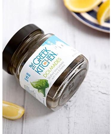 The Greek Kitchen Dolmades 280g | Hand Rolled Vine Leaves Stuffed with Rice & Herbs | Green - Buy Online on GoSupps.com