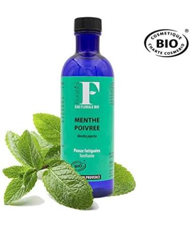 Florabiol - Set of 2 organic peppermint floral water (200 ml x 2) - toning lotion - tightens pores - radiant complexion - certified organic Ecocert - made in France - Buy Online on GoSupps.com