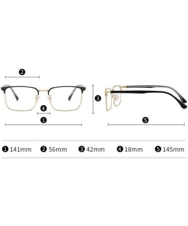 Parwana Reading Glasses for Presbyopia | Stylish Anti-UV Blue Light Blocking Readers | Flat Lighting Mirror | +150 C4 Available for Men & Women - Buy Online on GoSupps.com