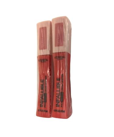 Loreal Pack of 2 Infallible Pro Matte Liquid Lipstick Mademoiselle Mango 826 - Buy Online on GoSupps.com