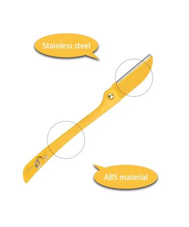 Eyebrow Razor 3 Pack | Foldable Multipurpose Razors for Women & Men | Perfect for Facial Hair Removal - Buy Online on GoSupps.com