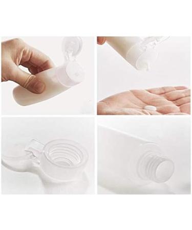 3 x 200ml Transparent Plastic Travel Bottles - Refillable & Squeezable Containers for Lotion Liquids Face Cleaners & Toiletries - Buy Online on GoSupps.com