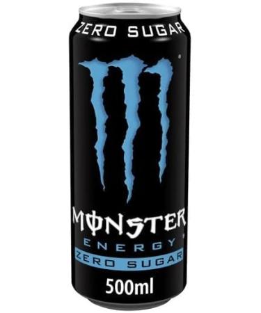 Monster Energy Drink 12x500ml (Absolute - Zero Sugar) - Buy Online on GoSupps.com