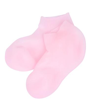 1 Pair Protective Socks Heel Socks Dry Cracked Gel Socks Gel Socks for Cracked Heels Socks for Dry Cracked Feet Women Foot Silicone Gel Moisturizing Sock Miss Spa Sebs Cotton Socks