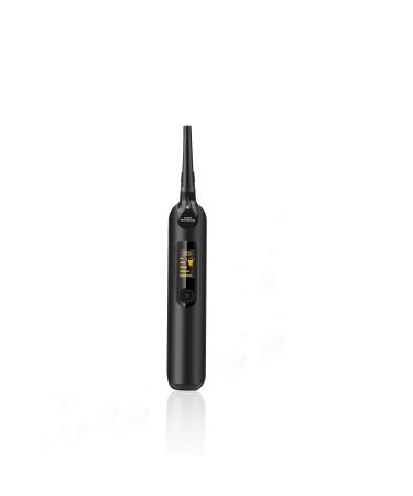 ZEYXINH Teeth-Cleaner Kit Rechargeable - Waterproof Plaque Remover for Teeth Remove Teeth Stain tarter Plaque Calculus 5 Modes 3 Nozzles for Home&Travel Black