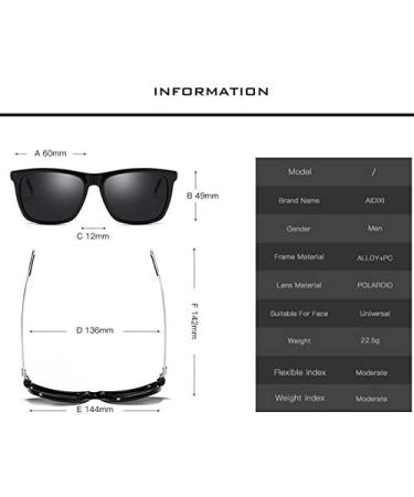 HQMGLASSES Ultra-Light Bifocal Sunglasses - Fashionable Driving & Fishing Eyewear for Men & Women | +1.0 to +3.0 Black - Buy Online on GoSupps.com