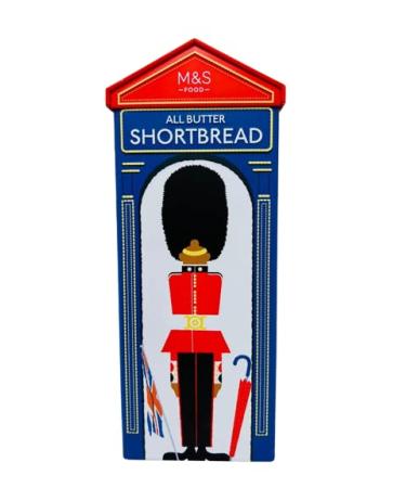 M&S All Butter Shortbread London Guard Tin Christmas Special 180g British Guard Tin Made in Scotland - in Premier Life Store box - Buy Online on GoSupps.com