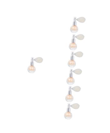 TOVINANNA 7 Pcs Body Air Bag Powder Highlighters Face Sequins Eyeshadow Travel Hairdressing Tool Pearlescent