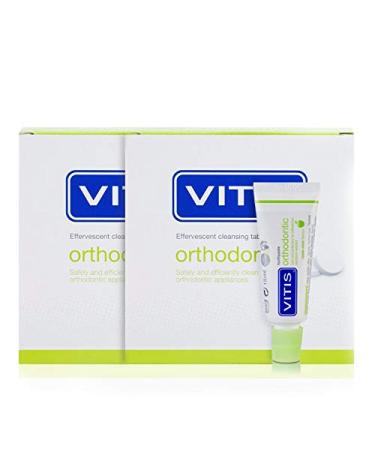 Vitis VITIS Pack of 2 Effervescent Orthodontic Cleaning Tablets + Vitis Orthodontic Toothpaste 15 ml