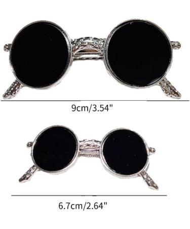 hgnxa Sweet Cool Hair Clip Funny Sunglasses Shape Spring Hair Clip for Carnivals Party Hairpins for Teenagers Hot Girls LD096 Silver 6.7 - Buy Online on GoSupps.com