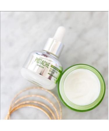 Pistach Skincare Dewy Face Duo Set - Hydrating Pistachio Oil & Hyaluronic Acid Serum | Nourishing Moisturizer with Vitamin E & Antioxidants - International Shipping Available - Buy Online on GoSupps.com