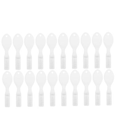 Seaesfoufu 20st prison toothbrush little toothbrush hiking daily toothbrush mini toothbrush toothbrush with soft handle mini balls travel nylon accessories adult white