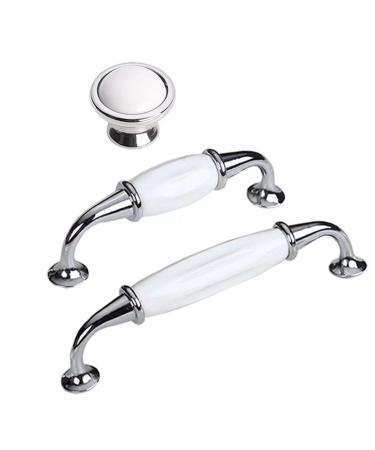 Creatwls 10pcs European Art Ceramic Cabinet Handles Stylish Knobs for Furniture Drawers & Doors - Buy Online on GoSupps.com