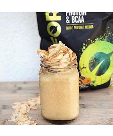 Vivo Life Perform - Raw Vegan Protein Powder | Pea & Hemp Protein with BCAA | Salted Maca Caramel Flavor | 504g Pack | International Shipping - Buy Online on GoSupps.com