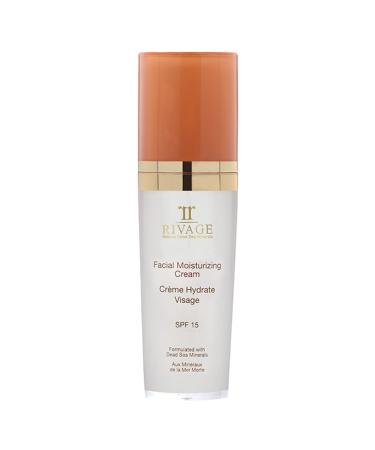 Rivage NATURAL DEAD SEA MINERALS Facial Moisturizing Cream 60 ml 15 SPF FORMULATED WITH DEAD SEA MINERALS VEGAN FRIENDLY NO ANIMAL TESTING NO HARSH CHEMICALS