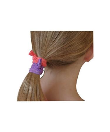 Syleia Pack of 20 Bright & Pastel Hair Ties | Elastic Ribbon Ponytail Holders for Crease-Free, Ouchless Strong Hold - Buy Online on GoSupps.com