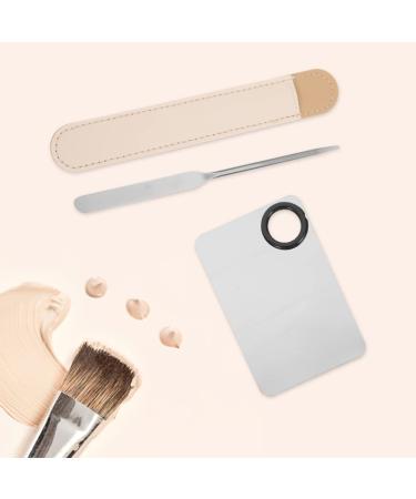 Buy 2 Sets Foundation Mixing Palette & Spatula - Perfect for Makeup Color Mixing & Cosmetic Application | International Shipping Available - Buy Online on GoSupps.com