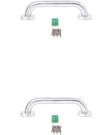 MCAORI 25cm Bathroom Shower Tub Handrail Stainless Steel Safety Toilet Support Rail Gra 2pcs - Buy Online on GoSupps.com